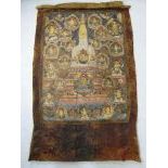 Tibetan Silk Brocade   Thangka