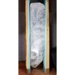 Rock Crystal obelisk, polished