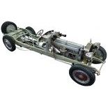 Model of the Chassis of a Bugatti Vintage Car