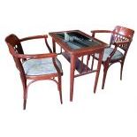 2 pieces Art Deco Chairs and Table