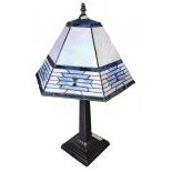 Tiffany-Style Table Lamp with Art Deco motives