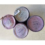 4 pieces Edisson 2 minutes wax cylinders