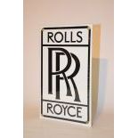 "Rolls Royce" metal wall plate