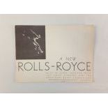 "A new Rolls-Royce..." brochure, reprinted 1961