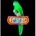 Polly Gas Parrot Logo Neon Sign XL