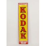 Large enamel sign Kodak