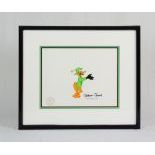 Original, signed Duffy Duck Celluloid painting