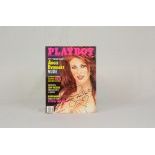 February 2000 Playboy signed by Angie Everhart
