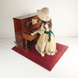 19th Century Musical Automaton Girl Playing Piano