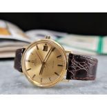 1970 Omega Seamaster De Ville Automatic Date - 14K Gold Watch