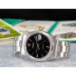 1969 Rolex Oysterdate 6694 Steel - Black Dial - Oyster  Watch