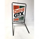 New Castrol GTX Motor Oil Sidewalk Dealer Metal Sign