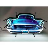 Buick Car Front Neon Sign With Backplate