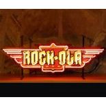 New Rock-Ola Logo Neon Sign with Backplate