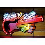 New Rock N Roll Neon Sign with Backplate