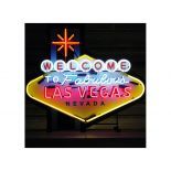 New Large Welcome To Las Vegas Neon Sign with Backplate