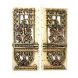 A Set of Two Original Th. Mortier Organ Side Panels