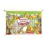 1970 Baraboo Parade Circus Poster