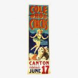 Colebros Circus Poster ca. 1940-1950