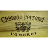 1999 Pomerol, Chateau Ferrand, Bordeaux, France. 12 bottles, 0,75 l each