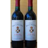 1995 Pomerol, Chateau Haut-Manoir, Bordeaux. France. 3 bottles, 0,75 l each