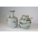 Miscellany of Two Pots for oils, soy sauce or essences. China, Ming Dynasty 1368-1644 AD