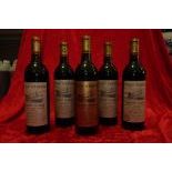 1981 Chateau dAiguilhe, Cotes de Bordeaux Castillon. 5 bottles, 0,75 l each