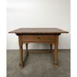 Antique Wooden Pay Table