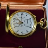 18 carat Chronograph pocket watch 160 gr