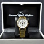  Chronograph IWC, completely made of 18ct gold 223 g. Quartz movement with Calendar. Ø 37mm. With...
