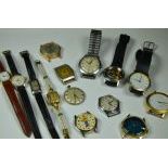 Interesting lot of various watches without reservere