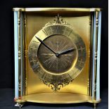 Desk clock ANGELUS with hour and half hour strike at will. Working condition. From the 60th