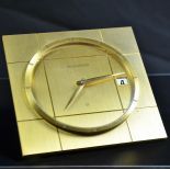 Table clock Jaeger Lecoultre. 8 day mechanism, calendar. Good condition. 70s