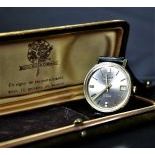  Automatic wristwatch BULOVA Ambassador. With Calendar and 30 rubies. Ø 36mm. With original...