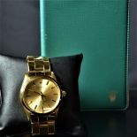  Wristwatch ROLEX, completely made of 18ct Gold. Ø 34mm. With guarantee and original COSC. New old...