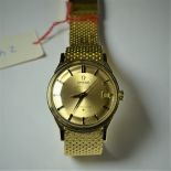  OMEGA Constellation. All in gold 4.05 oz with original box and papers. Diameter 34 mm. From the...