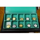 Box with 10 womens watches. Mechanical works. New and unworn