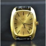 Automatic wristwatch ZENITH made of 18ct gold. With calendar.