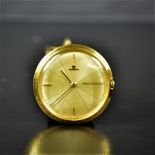 Wristwatch JAEGER LECOULTRE, 18ct Gold. In functional condition. From the sixties.