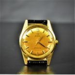 Automatic wristwatch OMEAG Seamaster, 18ct Gold.