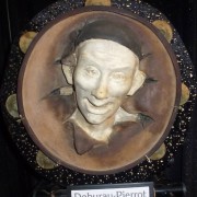 Relief portrait of mime Deburau