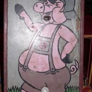 Panel nougat pig mimicking Hitler