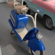 Blue carousel scooter 