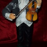 The costume violinist