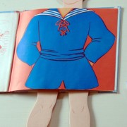 Jean and his clothes of the week. Pop-up book