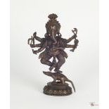 A Brass Nepalese Sculpture of Ganesha, Late 20th Century