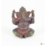 A Brass Indian Sculpture of Ganesha, Late 20th Century