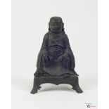 A Cast Iron Ming Dynasty Sculpture of Zhenwu, c. 1368-1645