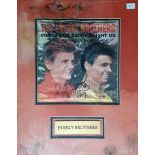 Everly Brothers Autographed Album