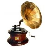 Round “His master voice” Grammophone